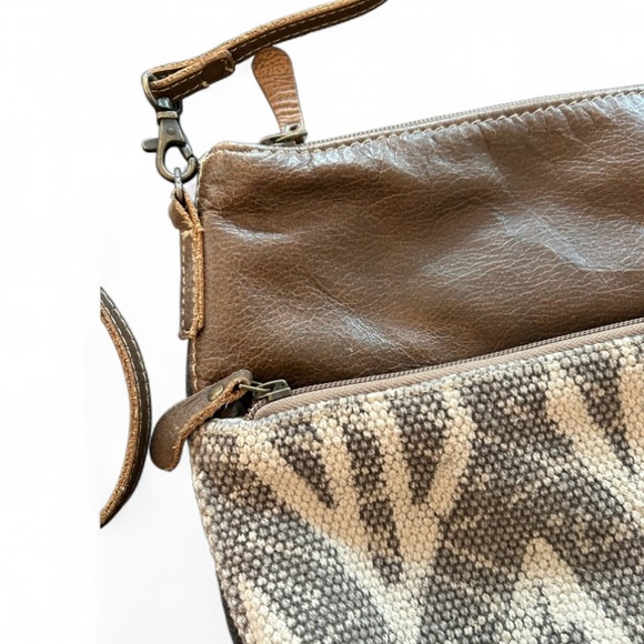 Coffee Canvas Small & Crossbody Bag by Myra Bags - Picture 2 of 3